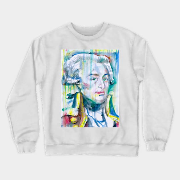 LAFAYETTE watercolor portrait Crewneck Sweatshirt by lautir